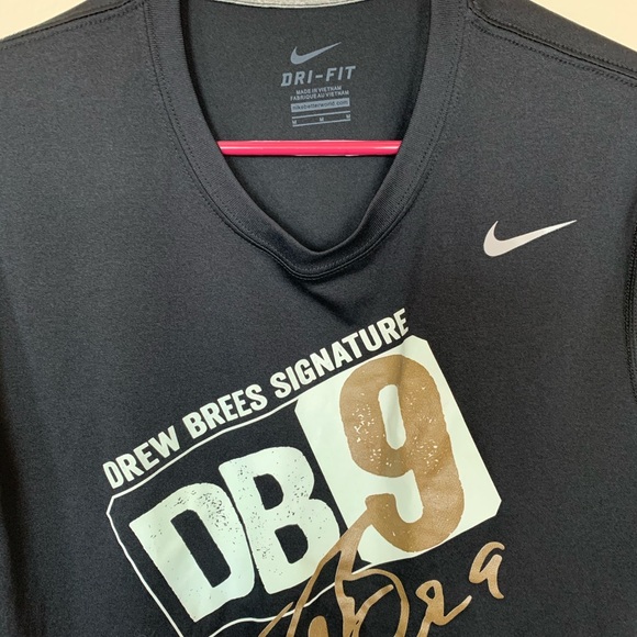 Drew Brees Nike Dri-fit Shirt medium - Picture 3 of 5